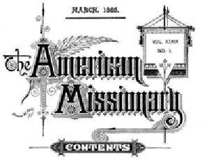 [Gutenberg 30459] • The American Missionary — Volume 39, No. 03, March, 1885